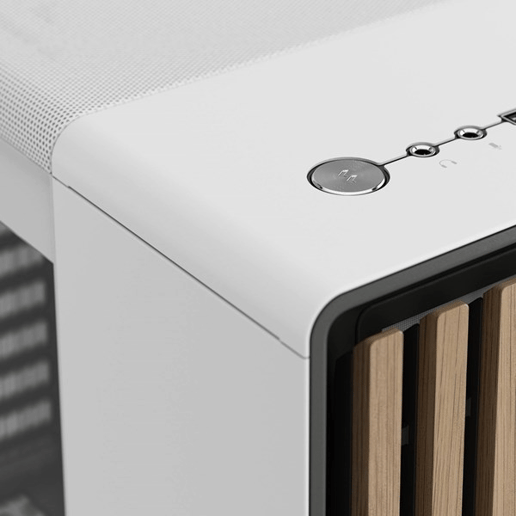 Fractal North TG Mid Tower Case - White 